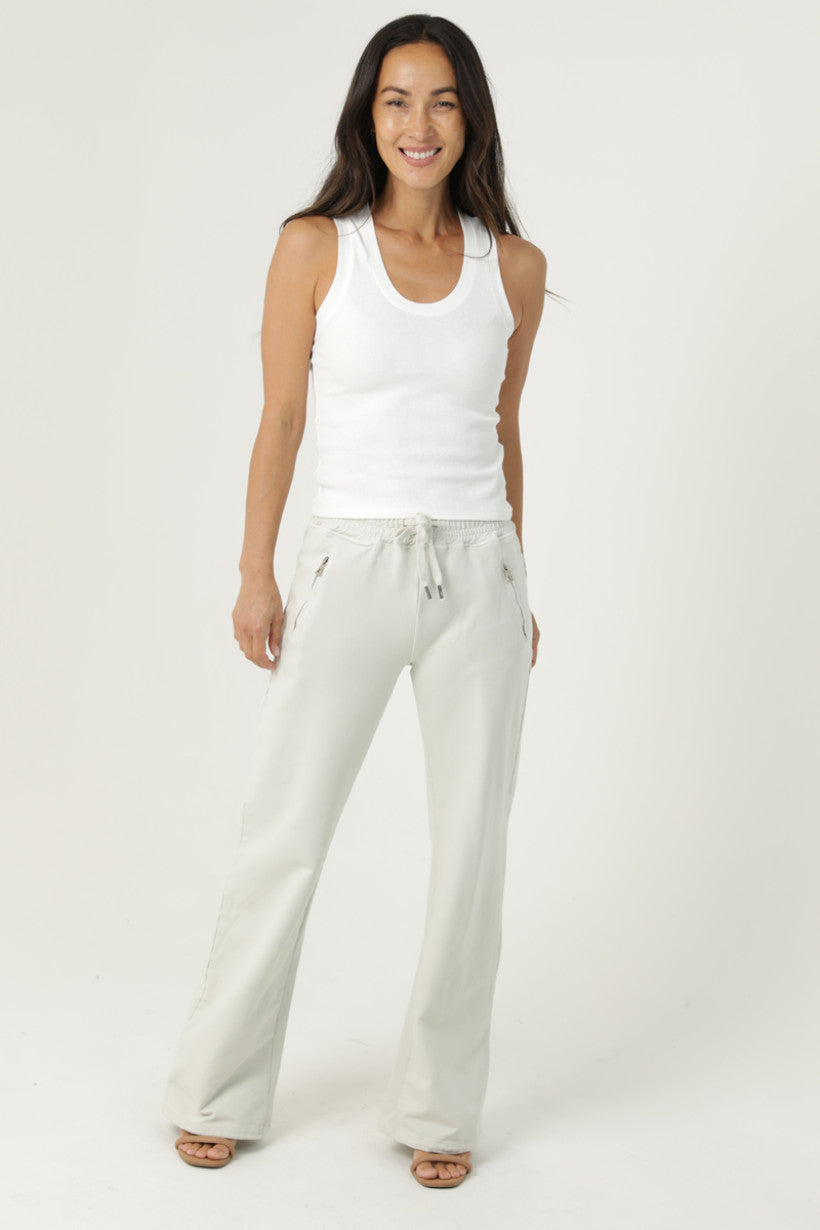 Women's Solid Wide Leg Pants