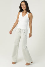 Women's Solid Wide Leg Pants