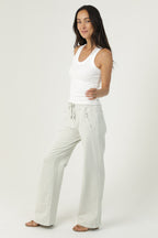 Women's Solid Wide Leg Pants
