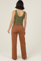 Women's Solid Wide Leg Pants